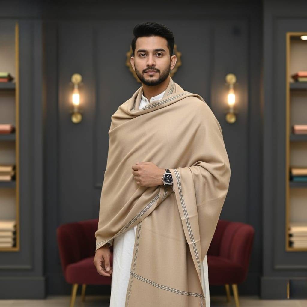 শীতের শাল - ব্রাউন কালার | Winter Shawl